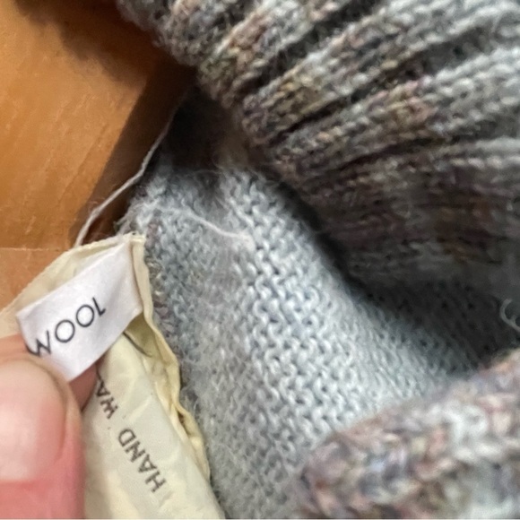 Vintage Novelty Daffodil Wool Cardigan made in Britain - Picture 9 of 11